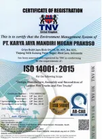 Sertifikat ISO 14001:2015 company profile 078